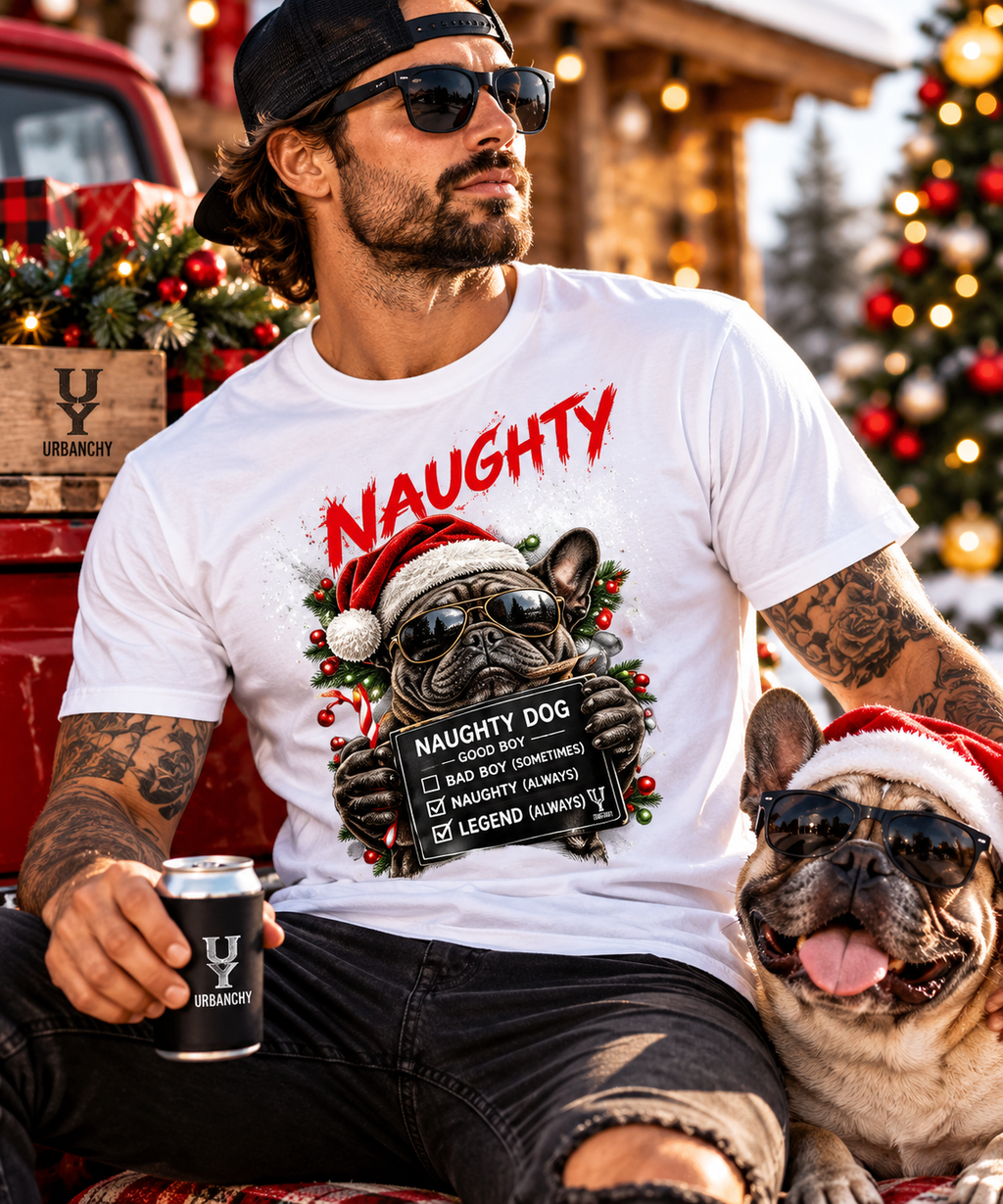 NAUGHTY DOG CHRISTMAS T-Shirt